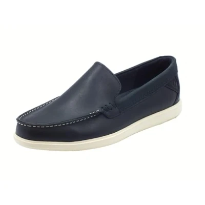 Afbeelding van Clarks Loafer mocassins voor heren, Navy Blauw