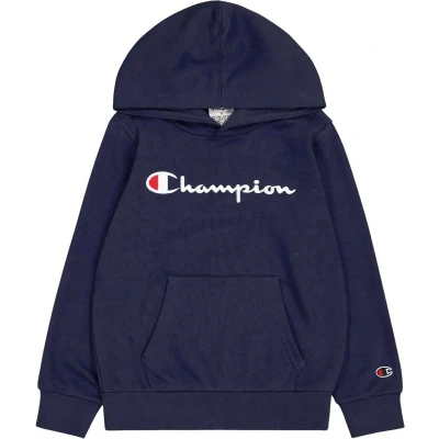 Afbeelding van Champion Icons Hoodie Contrast LOGO Unisex voor kinderen, Maat: 138/142, New navy