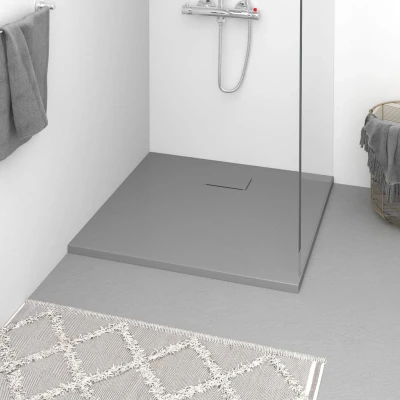Afbeelding van Douchebak 90x80 cm SMC grijs