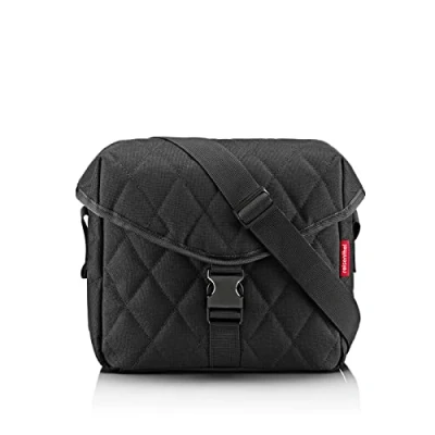 Afbeelding van Reisenthel Saddle Bag M Crossbodytas 3,5L Rhombus Black Zwart