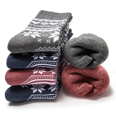 Afbeelding van Occulto 6 PACK Warme Wintersocken Smilla Sokken, Dames, Maat: 35 38, Norweger