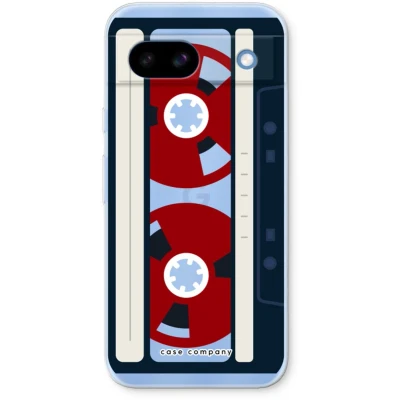 Afbeelding van Case Company® hoesje geschikt voor Google Pixel 8a Here&#039;s your tape Soft Cover Telefoonhoesje Bescherming aan alle Kanten en Schermrand