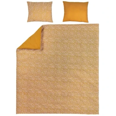 Afbeelding van Meyco Cheetah/Uni dekbedovertrek + kussenslopen 200x200/220 cm Honey Gold