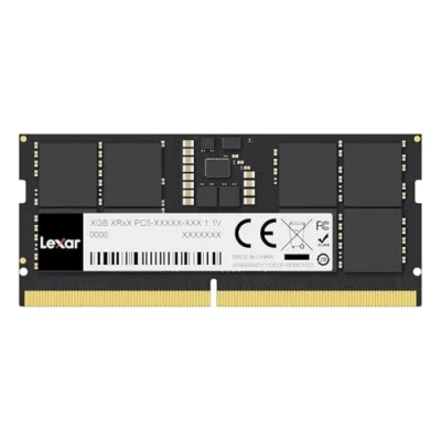 Image de Lexar SODIMM 16Go DDR5 RAM 5600 MHz, 262 Pin PC Portable, DRAM Jeu Haute Performance SO DIMM Mémoire pour Ordinateur Portable/mini Intel NUC, 1.1V, CL46 45 90 LD5S16G56C46ST BGS