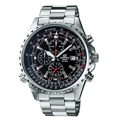 Afbeelding van Casio Edifice EF 527D 1AVEF polshorloge, zwart/zilver, Zwart/Zilver