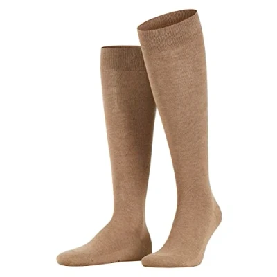 Afbeelding van FALKE Family heren kniekousen lichtbruin melange (nutmeg melange) Maat: 43 46