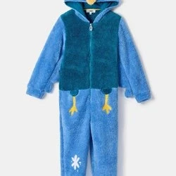 Afbeelding van Woody onepiece voor jongens blauw maat 8j