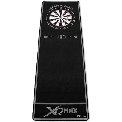 Afbeelding van XQ Max Carpet Dartmat Black Grey 237x80