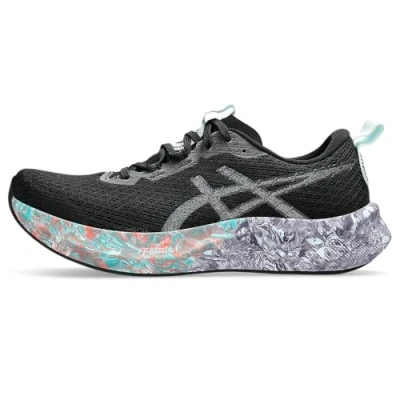 Afbeelding van Asics Noosa TRI 16 Hardloopschoenen voor op de weg, Heren, Maat: 44, Black soothing sea Kunststof