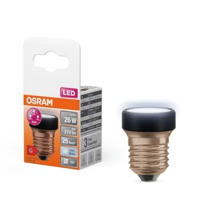 Afbeelding van OSRAM 4058075840058 LED lamp Energielabel G (A G) E27 3.5 W = 26 Neutraalwit (Ø x h) 35 mm 1 stuk(s)