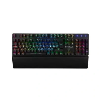 Image de Clavier Konix Drakkar Helheim Elite Avec Fil Jeux Mécanique AZERTY Noir