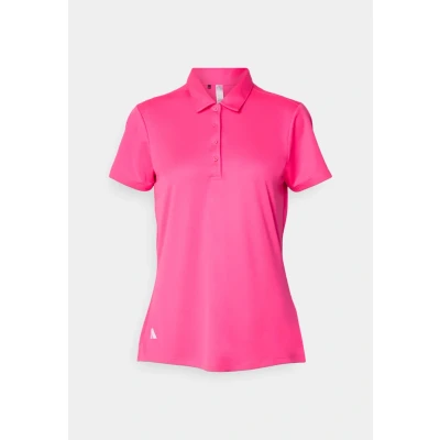 Afbeelding van adidas Golf Poloshirt, Dames, Maat: Medium, Solar pink