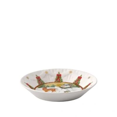 Afbeelding van Villeroy &amp; Boch Toy&#039;s Fantasy schaal klein sneeuwman met dieren 17 cm