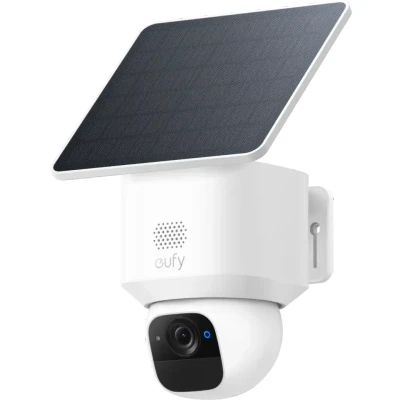 Afbeelding van eufy Security Solo Camera E30 SoloCam 2K HD resolutie 360 Pan &amp; 70 Tilt AI Auto Lock en Tracking Zonne energie met SolarPlus™ Technologie Geen Abonnementskosten Draadloze Beveiligingscamera
