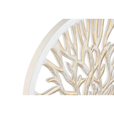 Afbeelding van Decoratieve figuren Home ESPRIT Wit Beige Boomstructuur Decapé