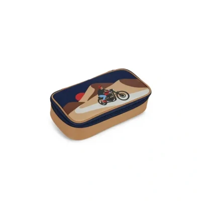 Afbeelding van Caramel &amp; Cie Modulaire Pennenzak Rallye Explorer Bruin