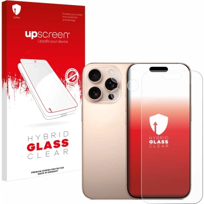 Afbeelding van upscreen Screenprotector voor Apple iPhone 16 Pro (Voor+Camera) Folie Beschermfolie Beschermglas transparant