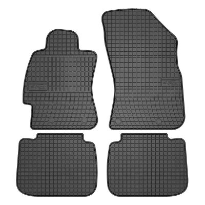 Afbeelding van FROGUM 547174 Vloermatset Rubber voor en achter 4 Zwart Op maat gemaakt