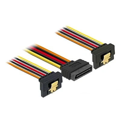 Afbeelding van DeLOCK SATA 15 pin &gt; 2 x power