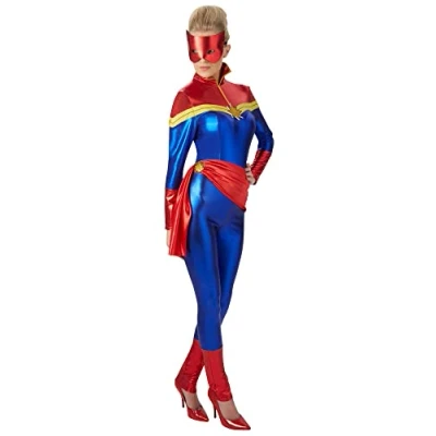 Afbeelding van Captain Marvel Kostuum Dames