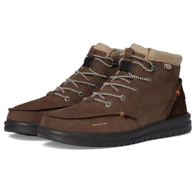 Afbeelding van Hey Dude Stivaletto Veterboots, Heren, Maat: 41, Marrone Leer/ synthetisch