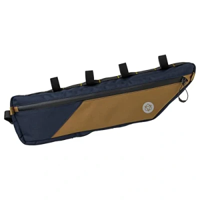 Afbeelding van AGU Bikepacking Tube Frametas Venture Blauw Armagnac 4L Waterafstotend Eenvoudige Montage 100% Gerecycled Polyester