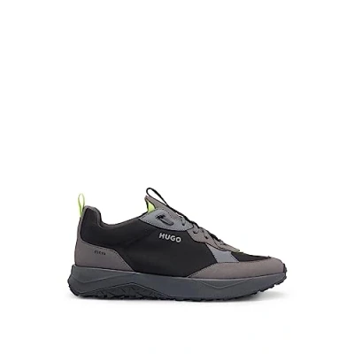 Afbeelding van HUGO KANE Sneakers laag, Heren, Maat: 38, Black six Kunststof
