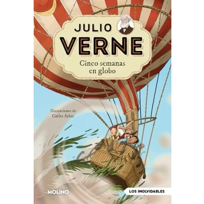 Afbeelding van Julio Verne Cinco semanas en globo (edición actualizada, ilustrada y adaptada)