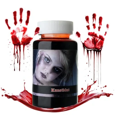 Afbeelding van KOH Faux Sang 250 ML Halloween Film Premium Sang, Maquillage Zombie, Vampire, Carnaval