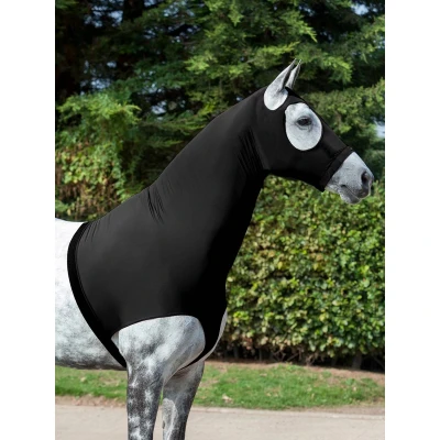 Afbeelding van Le Mieux Lycra Hood Navy Black Maat L