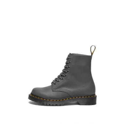 Afbeelding van Dr. Martens 1460 PASCAL GUNMETAL VeterlaarzenHoge sneakersDames veterschoenenHalf hoge schoenen Kleur: Grijs Maat: 38