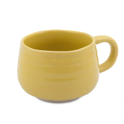 Afbeelding van Jamie Oliver Koffiemok / Koffiebeker Big Love Geel 375 ml
