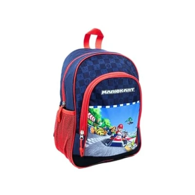 Afbeelding van mybagstory Rugzak voor jongens Mario Kart Kinderen School Basisschool Kleuterschool Kinderkamer Schooltas Maat 37 cm Verstelbare bandjes Cadeau idee,