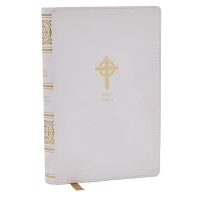 Afbeelding van NRSVCE Sacraments of Initiation Catholic Bible, White Leathersoft, Comfort Print