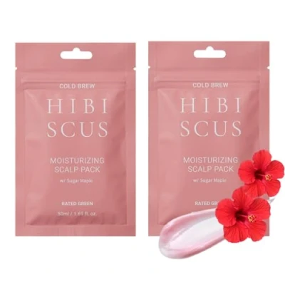 Afbeelding van Rated Green COLD BREW Hibiscus Moisturizing Scalp PACK W/HONEY 2 Haarset, Maat: 100 ml,