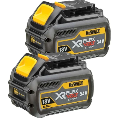 Afbeelding van DEWALT DCB546T2 XJ Gereedschapsaccu 54 V 6.0 Ah Li ion