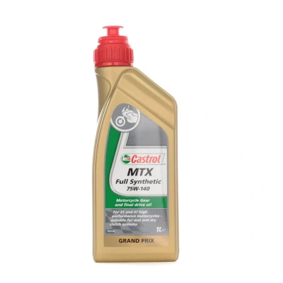 Afbeelding van Versnellingsbakolie Castrol MTX Full Synthetic 75W 140 1L 15518E
