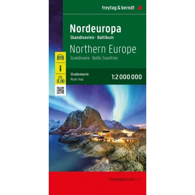 Afbeelding van F&amp;B Wegenkaarten Wegenkaart Noord Europa Scandinavië