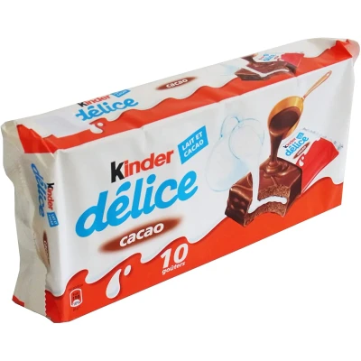 Afbeelding van Kinder Delice Choco Cake 10 Pack 39 Gram