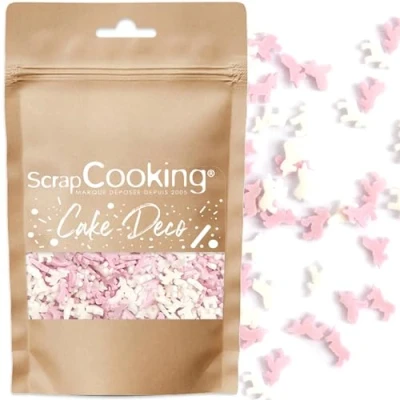 Afbeelding van SCRAP COOKING Pot met zoete decors, eenhoorn, 50 g