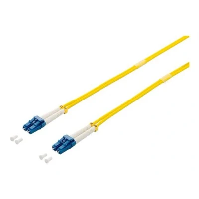 Image de equip Pro Cordon de raccordement mode unique LC/UPC (M) pour 2 m fibre optique duplex 9 / 125 micromètres OS2 démarré, sans halogène jaune