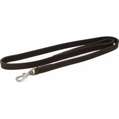 Afbeelding van Leren hondenriem extra breed 130 cm bruin