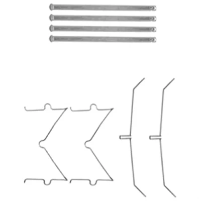 Afbeelding van DELPHI LX0627 Accessoireset, schijfremblok JEEP: Compass, TOYOTA: Land Cruiser 200