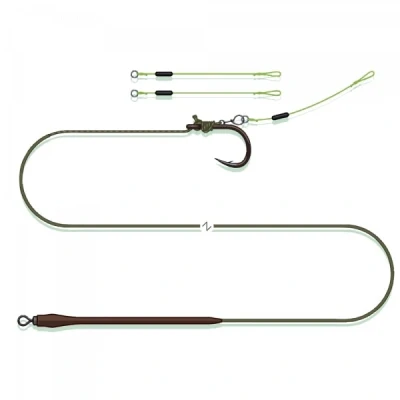 Afbeelding van Madcat Quick Change Pellet Rig 65cm (#2/0) Meerval onderlijnen