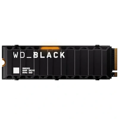 Image de WD_BLACK SN850X WDS800T2XHE SSD chiffré 8 To interne M.2 2280 PCIe 4.0 x4 (NVMe) TCG Opal Encryption 2.01 dissipateur de chaleur intégré