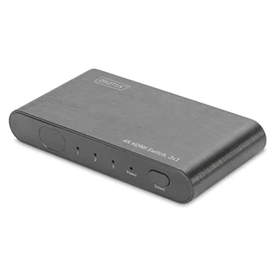 Afbeelding van Digitus UHD HDMI schakelaar, 3x1, Schakeldoos