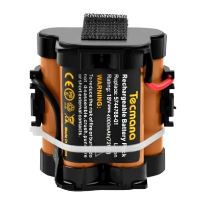 Afbeelding van Tecmana 18 V 2,5 Ah accu voor Gardena R38Li, R40Li, R45Li, R50Li, R70Li, R75li, R80Li, 124562 Husqvarna Automower 105, 305, 308, 308x Flymo Robotic Lawnmower 1200R