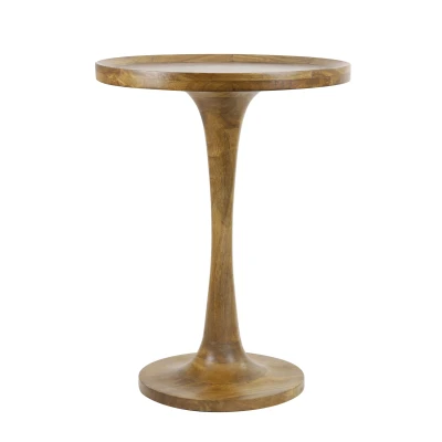 Afbeelding van Light &amp; Living Bijzettafel JOEKON Ø60x80cm Bruin
