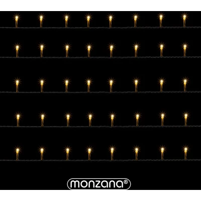 Afbeelding van Monzana Lichtsnoer 400 LEDS Afstandsbediening Timer Warm Wit