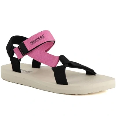 Afbeelding van Regatta Vendeavour Damessandalen met riempjes, voor wandelen en wandelen, Fuchsia zwart